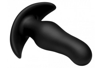 Черная анальная вибропробка Kinetic Thumping 7X Prostate Anal Plug - 13,3 см.