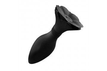 Черный анальный вибромассажер Morning Glory RСT - 12,8 см.