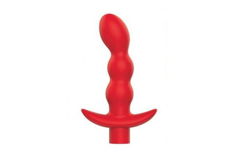 Красный вибратор Sweet Toys - 11 см.