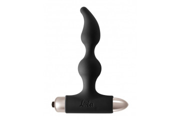 Черная анальная вибропробка New Edition Elation - 13,1 см.