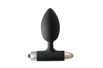 Черная анальная вибропробка New Edition Perfection - 11,1 см.