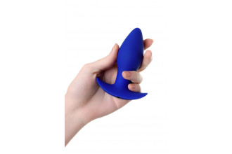 Синяя анальная вибровтулка Fancy - 10,7 см.