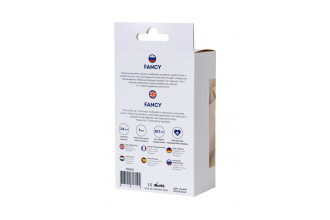 Синяя анальная вибровтулка Fancy - 10,7 см.