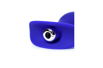 Синяя анальная вибровтулка Fancy - 10,7 см.