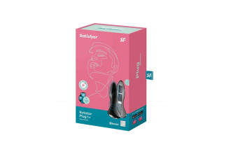 Черная вибропробка с ротацией бусин Rotator Plug 1+ - 12,8 см. Черная вибропробка с ротацией бусин Rotator Plug 1+ - 12,8 см.