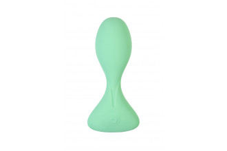Зеленая анальная втулка с вибрацией Satisfyer Trendsetter