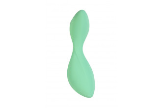 Зеленая анальная втулка с вибрацией Satisfyer Trendsetter