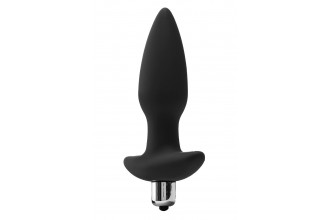 Черная анальная вибропробка FantASStic Vibrating Plug - 14 см. Черная анальная вибропробка FantASStic Vibrating Plug - 14 см.