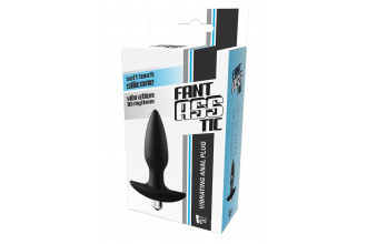 Черная анальная вибропробка FantASStic Vibrating Plug - 14 см. Черная анальная вибропробка FantASStic Vibrating Plug - 14 см.