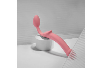 Розовый безремневой страпон Strap-on-me Semi-Realistic Bendable Strap-On size S Розовый безремневой страпон Strap-on-me Semi-Realistic Bendable Strap-On size S