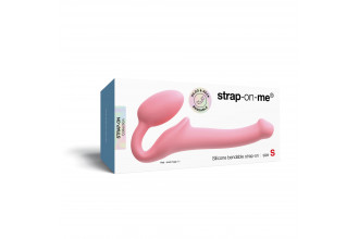 Розовый безремневой страпон Strap-on-me Semi-Realistic Bendable Strap-On size S Розовый безремневой страпон Strap-on-me Semi-Realistic Bendable Strap-On size S