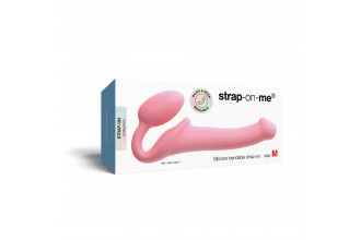 Розовый безремневой страпон Strap-on-me Semi-Realistic Bendable Strap-On size M Розовый безремневой страпон Strap-on-me Semi-Realistic Bendable Strap-On size M