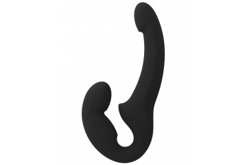 Черный безремневой страпон Share Lite