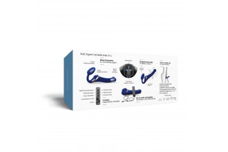 Синий безремневой страпон Multi Orgasm Bendable Strap-On size L с клиторальной стимуляцией Синий безремневой страпон Multi Orgasm Bendable Strap-On size L с клиторальной стимуляцией