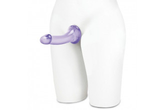 Фиолетовый безремневой страпон Strapless Strap-On
