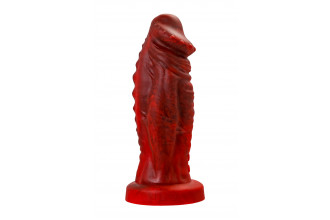 Силиконовый вибратор Monster Saur - 20 см.