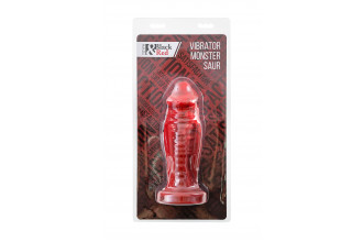 Силиконовый вибратор Monster Saur - 20 см.