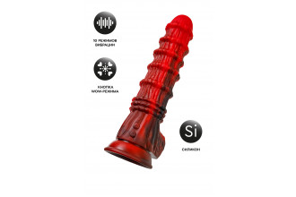 Силиконовый вибратор Monster Tops - 27 см.