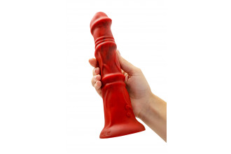 Силиконовый вибратор Monster Rex - 24,5 см.
