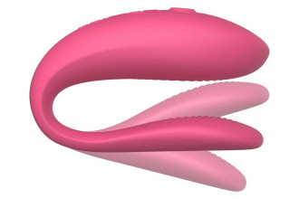 Розовый вибратор для пар We-Vibe Sync Lite