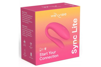 Розовый вибратор для пар We-Vibe Sync Lite