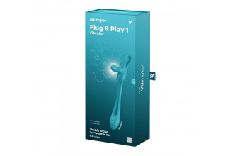 Голубой мультивибратор для пар Satisfyer Plug & Play 1