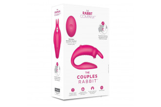 Розовый вибратор для пар The Couples Rabbit