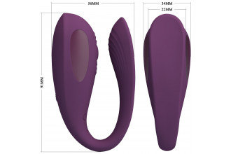 Фиолетовый вибратор для двоих Aari Фиолетовый вибратор для двоих Aari