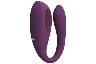 Фиолетовый вибратор для двоих Aari