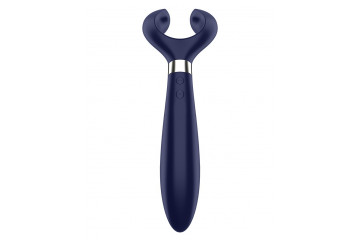 Синий вибромассажер для пар Satisfyer Endless Fun