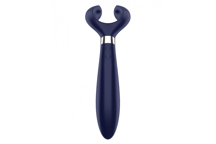 Синий вибромассажер для пар Satisfyer Endless Fun
