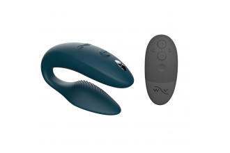 Зеленый вибратор для пар We-Vibe Sync 2 с пультом ДУ Зеленый вибратор для пар We-Vibe Sync 2 с пультом ДУ
