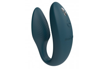 Зеленый вибратор для пар We-Vibe Sync 2 с пультом ДУ