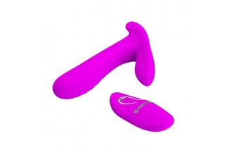 Лиловый мультифункциональный вибратор Remote Control Massager