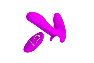 Лиловый мультифункциональный вибратор Remote Control Massager