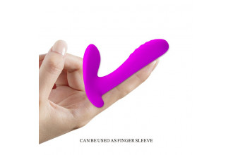 Лиловый мультифункциональный вибратор Remote Control Massager