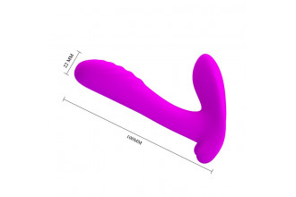 Лиловый мультифункциональный вибратор Remote Control Massager