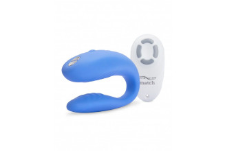 Голубой вибромассажер для пар We-Vibe Match Голубой вибромассажер для пар We-Vibe Match