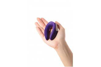 Фиолетовый вибратор для пар Satisfyer Double Plus Remote с пультом ДУ