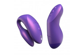 Фиолетовый вибратор для пар We-Vibe Chorus Pro