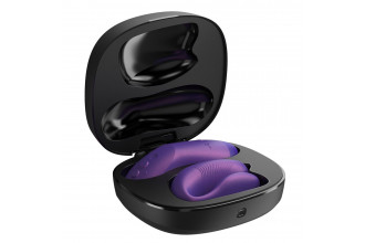 Фиолетовый вибратор для пар We-Vibe Chorus Pro