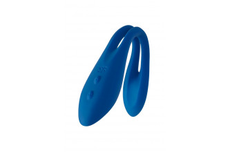 Синий многофункциональный вибратор для пар Satisfyer Elastic Game