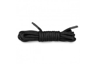 Черная веревка для бондажа Easytoys Bondage Rope - 5 м.