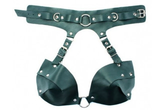 Изумрудная сбруя из ошейника с лифом Emerald Harness