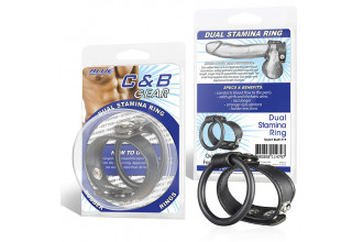 Двойное кольцо выносливости на пенис DUAL STAMINA RING