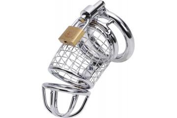 Серебристый сетчатый пояс верности с замочком