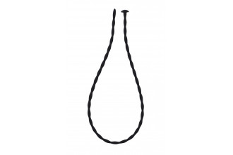 Черный уретральный массажер Glide Medium - 30 см.