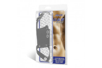 Кольцо на член и мошонку Cock Ring With 2 Ball Stretcher And Optional Weight Ring