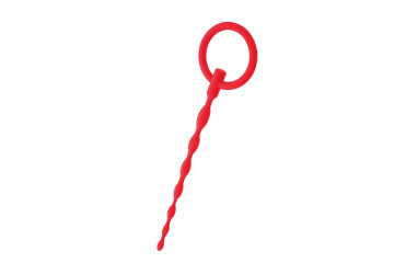 Красный уретральный плаг с кольцом