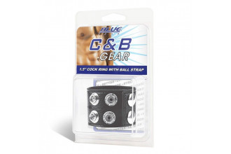 Ремень на член и мошонку 1.5 Cock Ring With Ball Strap